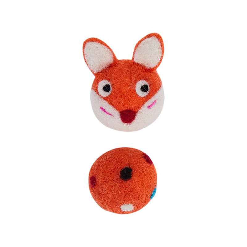 Felt Bell Ball Cat Toy – Stretchy Interactive Chase Toy