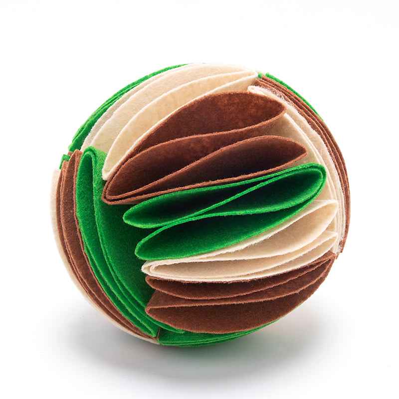 Foldable Snuffle Ball Puzzle Feeder for Dogs & Cats