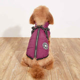 Warm Reflective Fleece-Lined Padded Dog Clothes for Winter Walks