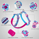 Reflective No-Pull Tactical Dog Harness with Adjustable Padded Comfort Fit
