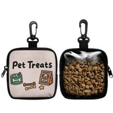 Cartoon Print Portable Pet Treat Bag for Training Walks