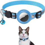 Reflective AirTag Collar with Waterproof Holder for Dogs and Cats