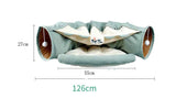 Foldable Cat Tunnel Toy – Indoor Play Tunnel for Small Pets