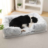 Plush Round Pet Bed for Dogs and Cats Warm Cozy Comfort