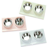 Durable Stainless Steel Pet Bowl for Food and Water