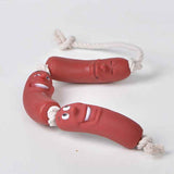 Sausage Chew Toy for Playful Dogs