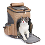 Foldable Trolley Pet Backpack with Universal Wheels for Easy Travel