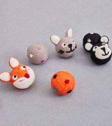 Felt Bell Ball Cat Toy – Stretchy Interactive Chase Toy