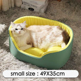 Cozy Cat & Dog Bed – Warm, Washable Pet Nest for Deep Sleep