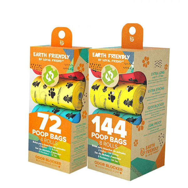 Portable Dog Poop Bags with Dispenser – Leak-Proof Pet Waste Bags