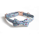 Elegant Metal Bow Pet Collar for Cats & Small Dogs