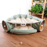 Foldable Cat Tunnel Toy – Indoor Play Tunnel for Small Pets