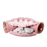 Foldable Cat Tunnel Toy – Indoor Play Tunnel for Small Pets