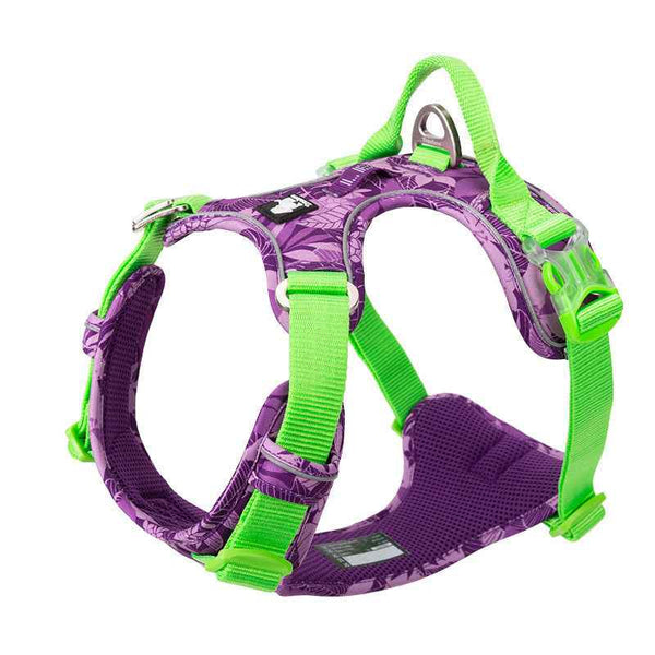 Adjustable Vest-Style Chest Harness for Secure Large Dog Walking Daily