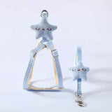 Cute Starfish Dog Harness and Leash Set for Stylish Walks