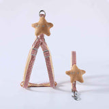 Cute Starfish Dog Harness and Leash Set for Stylish Walks