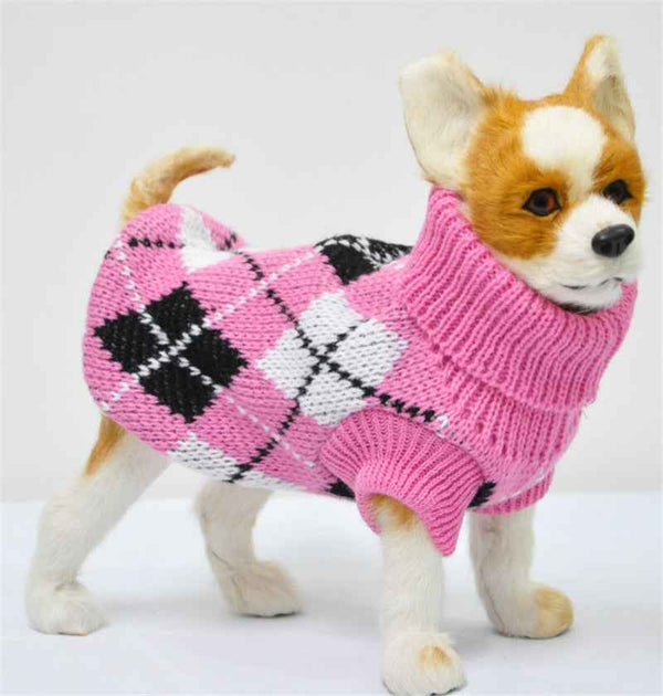 Casual Acrylic Dog Sweater for Comfortable Everyday Pet Fashion Wear