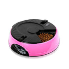 Pet Automatic Feeding Machine - Pink