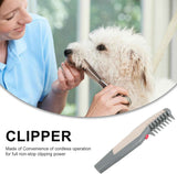 Battery-Powered Pet Hair Trimmer for Precise Grooming and Haircuts