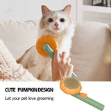 Pumpkin Slicker Brush – Self-Cleaning Pet Grooming Brush