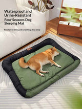 Army Green Pet Bed Cozy Washable Dog Cat Sleeping Mat