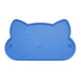 Waterproof Non-Slip Silicone Pet Feeding Mat for Cleaner Mealtimes