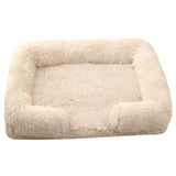 Plush Round Pet Bed for Dogs and Cats Warm Cozy Comfort