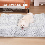 Rose Velvet Plush Dog Bed – Washable & Fluffy