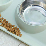 Durable Stainless Steel Pet Bowl for Food and Water