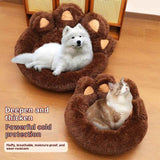 Thickened Plush Pet Bed and Large Mat for Cozy Rest