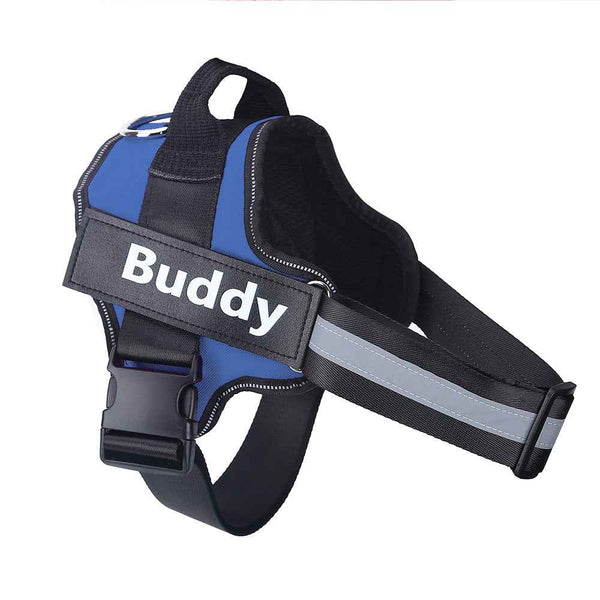 Breathable Adjustable Pet Harness Vest For Small Large Dog Custom Patch
