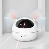 Automatic Laser Cat Toy – Robot Design (White/Pink/Blue)