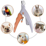 LED Magnifying Pet Nail Clipper for Precise Multi-Function Grooming