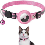 Reflective AirTag Collar with Waterproof Holder for Dogs and Cats