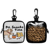 Cartoon Print Portable Pet Treat Bag for Training Walks