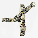 Soft Snake Pattern Pet Harness and Leash Set