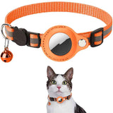 Reflective AirTag Collar with Waterproof Holder for Dogs and Cats