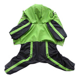 Waterproof Large Dog Raincoat with Hood for Comfortable Outdoor Walks