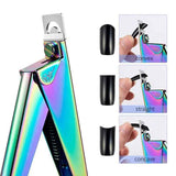 Stainless Steel False Nail Tip Cutter for Precise Manicure Shaping
