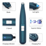 LED Pet Paw Hair Trimmer for Precise Cat Dog Grooming