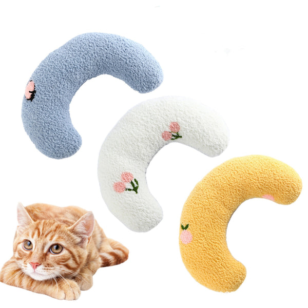 U-Shaped Pet Pillow for Cats & Small Dogs – Soft Neck Support Headrest