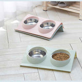 Durable Stainless Steel Pet Bowl for Food and Water
