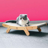 Adjustable Corrugated Cat Scratcher Bed with Replaceable Core