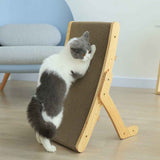 Adjustable Corrugated Cat Scratcher Bed with Replaceable Core