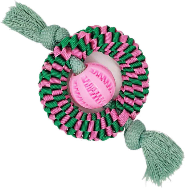 Durable Nylon Rubber Dog Chew Toy for Teeth Cleaning Play