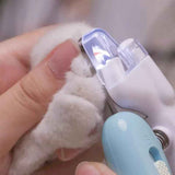 LED Whale Pet Nail Clippers for Safe Precision Grooming Sessions
