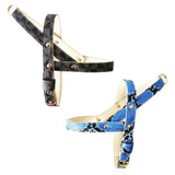 Soft Snake Pattern Pet Harness and Leash Set