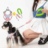 Escape-Proof No-Pull Harness with Multifunction Leash for Medium Dogs
