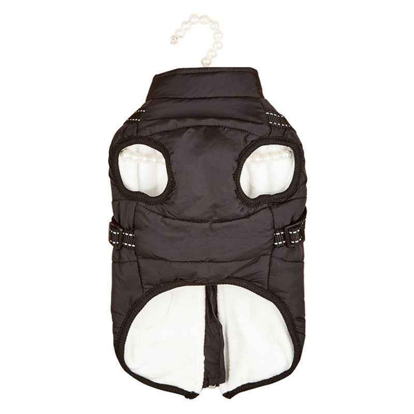 Warm Reflective Fleece-Lined Padded Dog Clothes for Winter Walks
