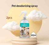 Natural Pet Deodorizer Spray Eliminates Odors and Freshens Home Instantly